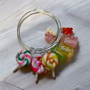 Silver Candy Charm Bracelets 🍬